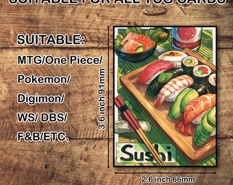 Mtg Card Sleeves, Food Theme Card Sleeve, Matte or Foil, Gift for Gamers -  Etsy