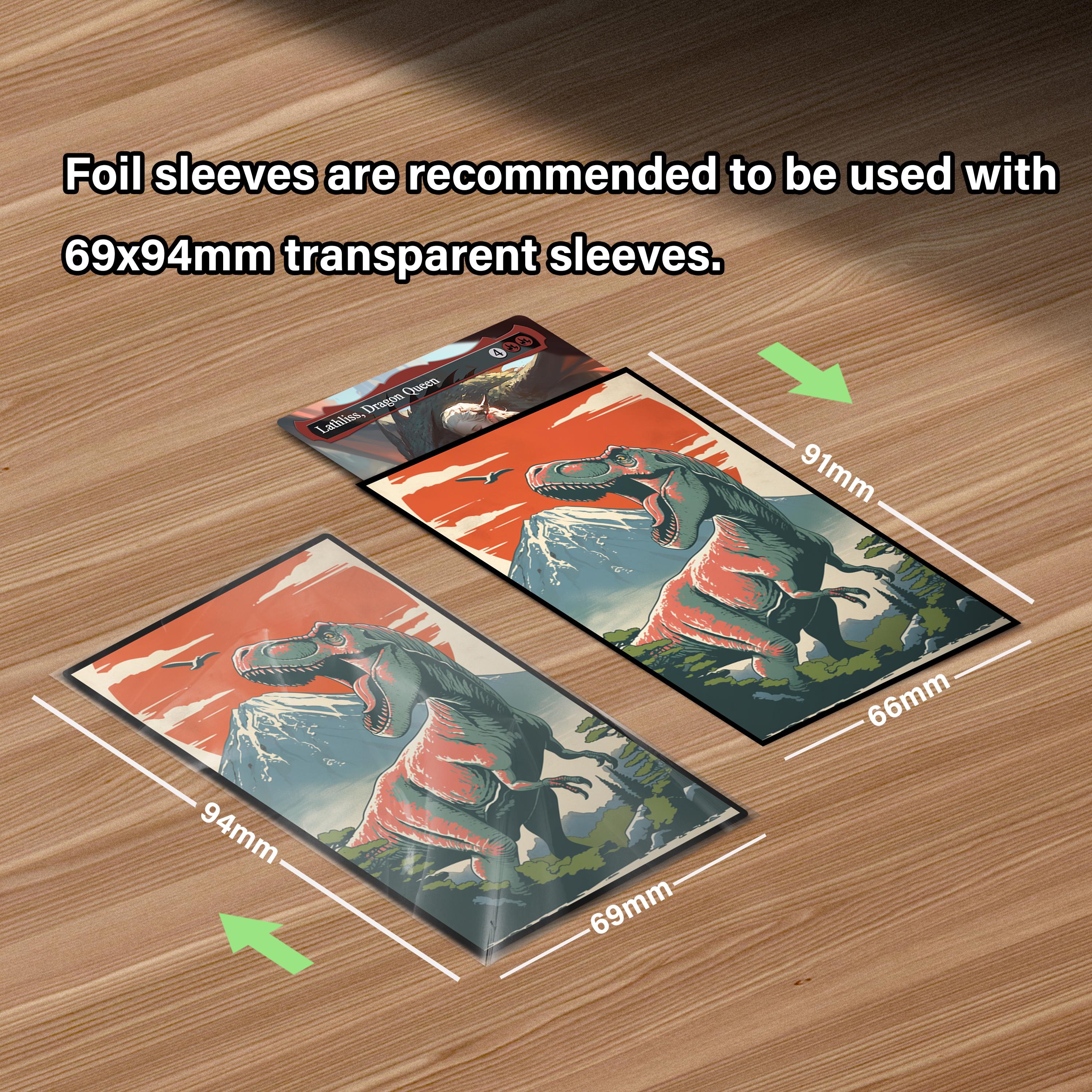 Mtg Sleeves, Roaring Dinosaur Card Sleeves, Top Quality and Detailed Art  Sleeves, Magic Card Sleeve - Etsy