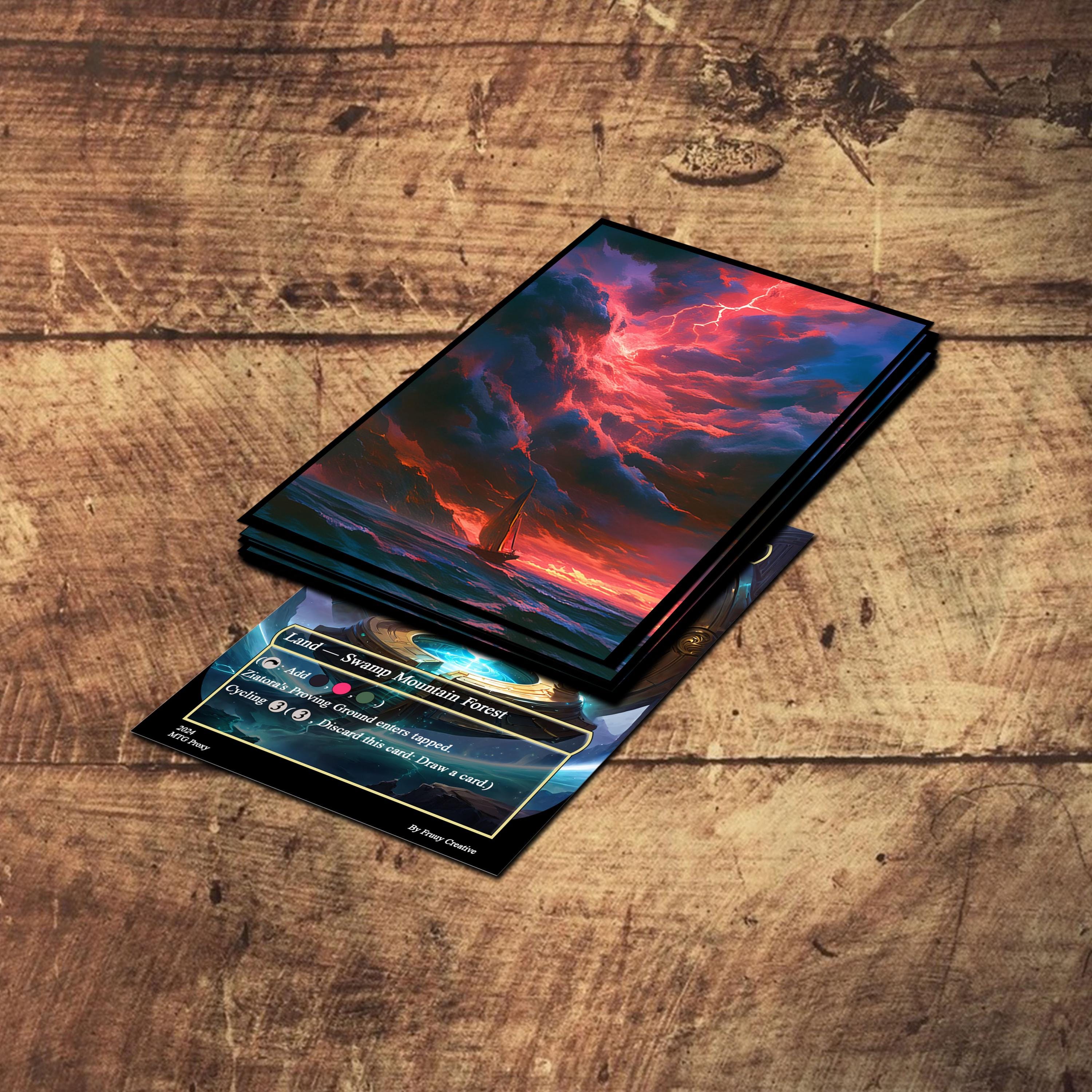 storm card sleeves Storm Sleaves (Standard Size Card Sleeves) Thunder Finch Games