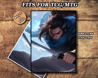 Riftbound Sleeves - Yasuo Theme Card Sleeves, Standard Size, Foil or Matte  - Etsy Australia