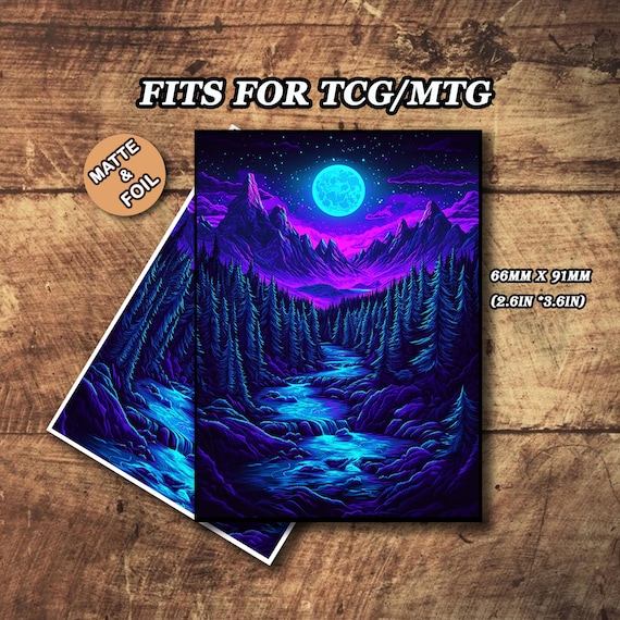 MTG Card Sleeves - Matte or Foil, Fantasy Valley Magic Card Sleeve,  Standard Size - Etsy Israel