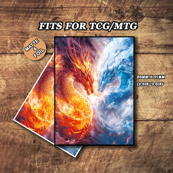 dragon sleeves cards Dragon Shield - 100 Matte Card Sleeves - Standard Card Size main image 0