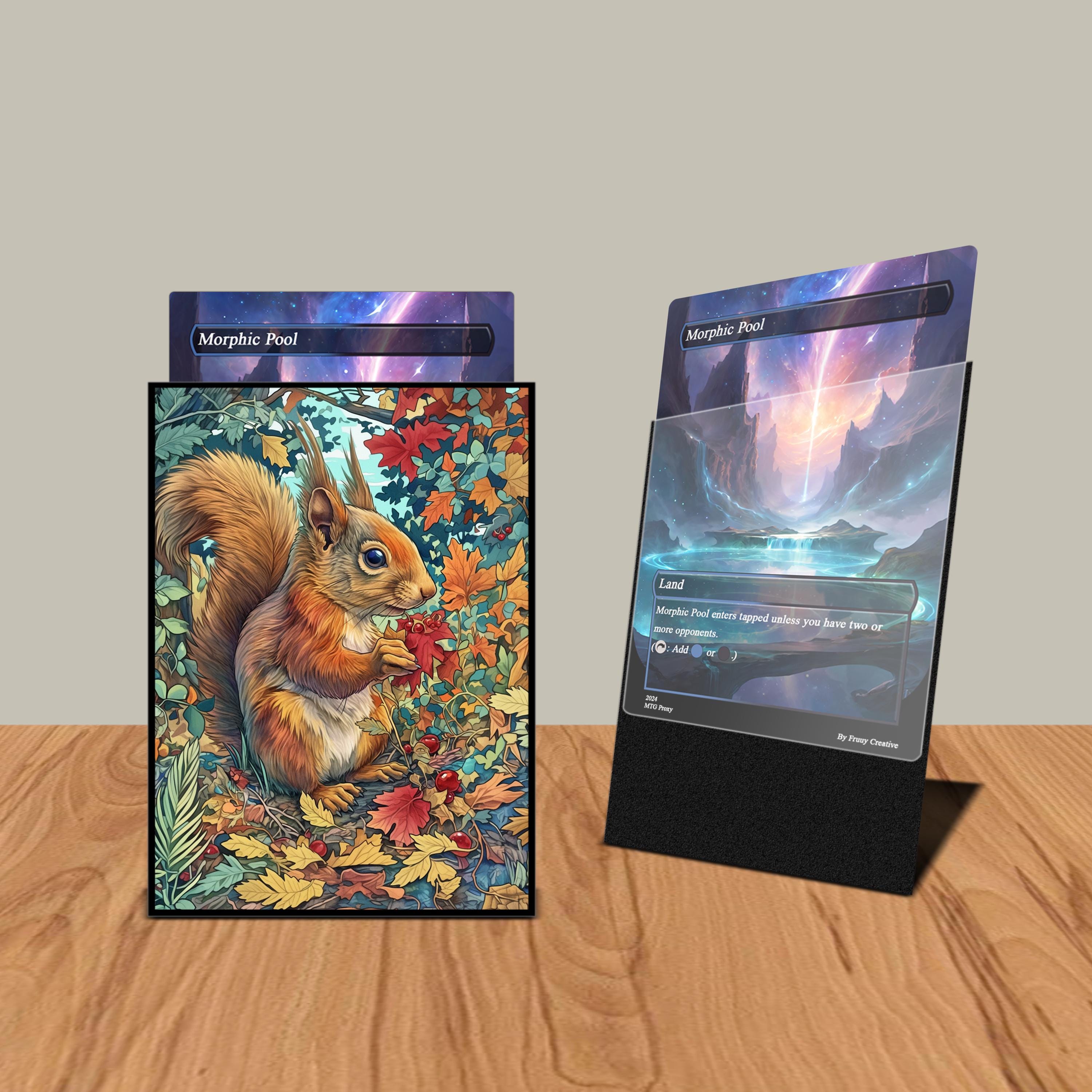 TCG Card Sleeves, Autumn Squirrel Card Sleeve, Matte or Foil, Mtg Gamer Gift - Etsy TCG Card Sleeves, Autumn Squirrel Card Sleeve, Matte or Foil, Mtg Gamer Gift - Etsy