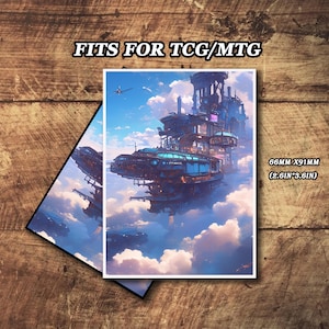 Mtg Card Sleeves, TCG Card Sleeve, Custom Art Card Sleeve, Interstellar Drifter Theme Card Sleeve, Card Game Sleeves, Magic Card Sleeve