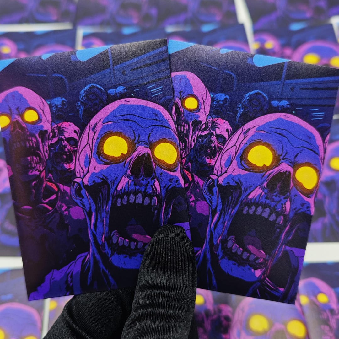 Mtg Sleeves Matte, Horror Zombies Card Sleeves, Standard Size