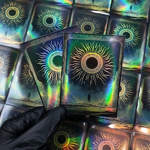 Aangepaste kaarthoezen, aangepaste MTG-hoezen: laat je ontwerp afdrukken op duurzame en high-definition hoezen, folieoptie afbeelding 11