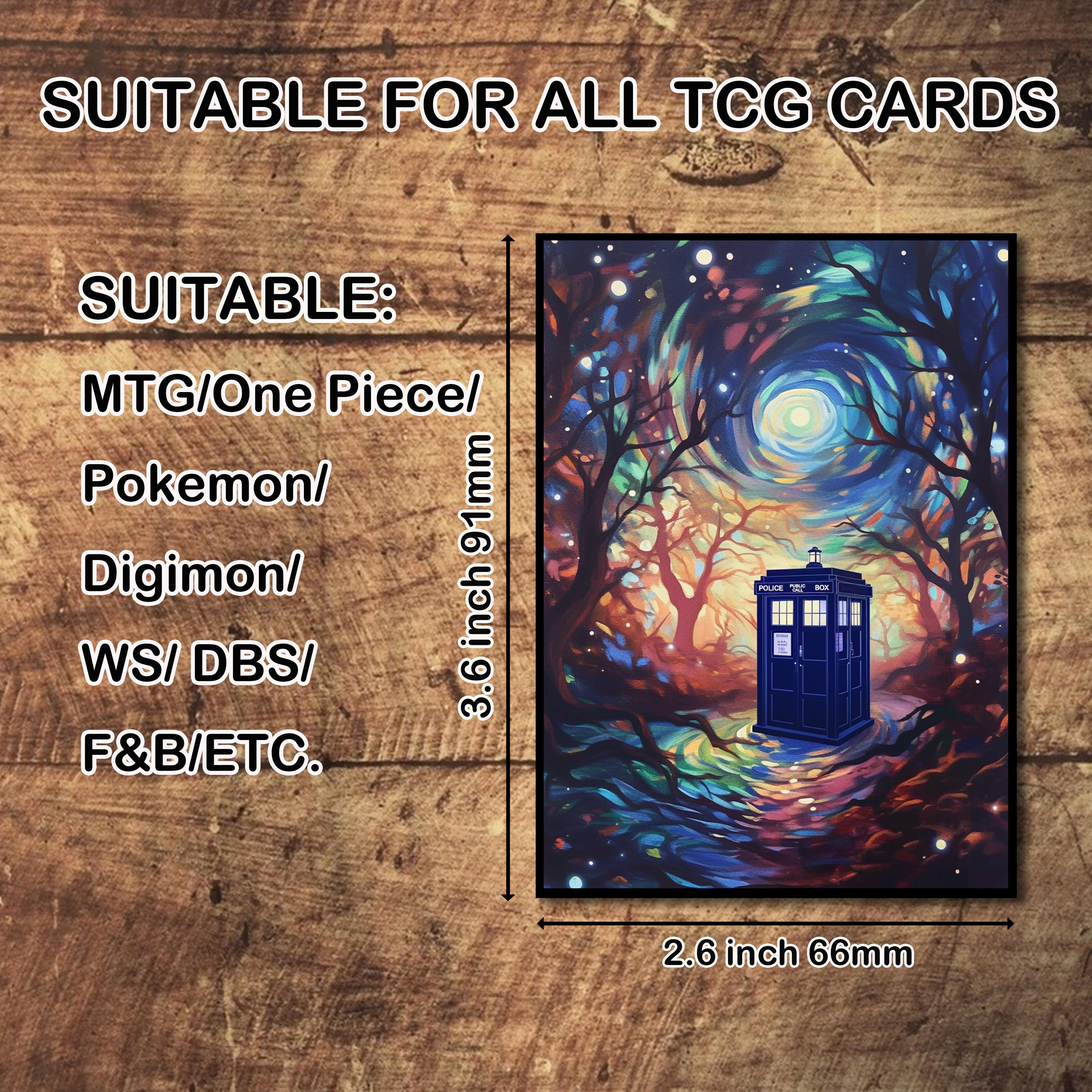Mtg Card Sleeves, Magic Tardis Theme Tcg Sleeve, Matte or Foil, Standard  Size - Etsy