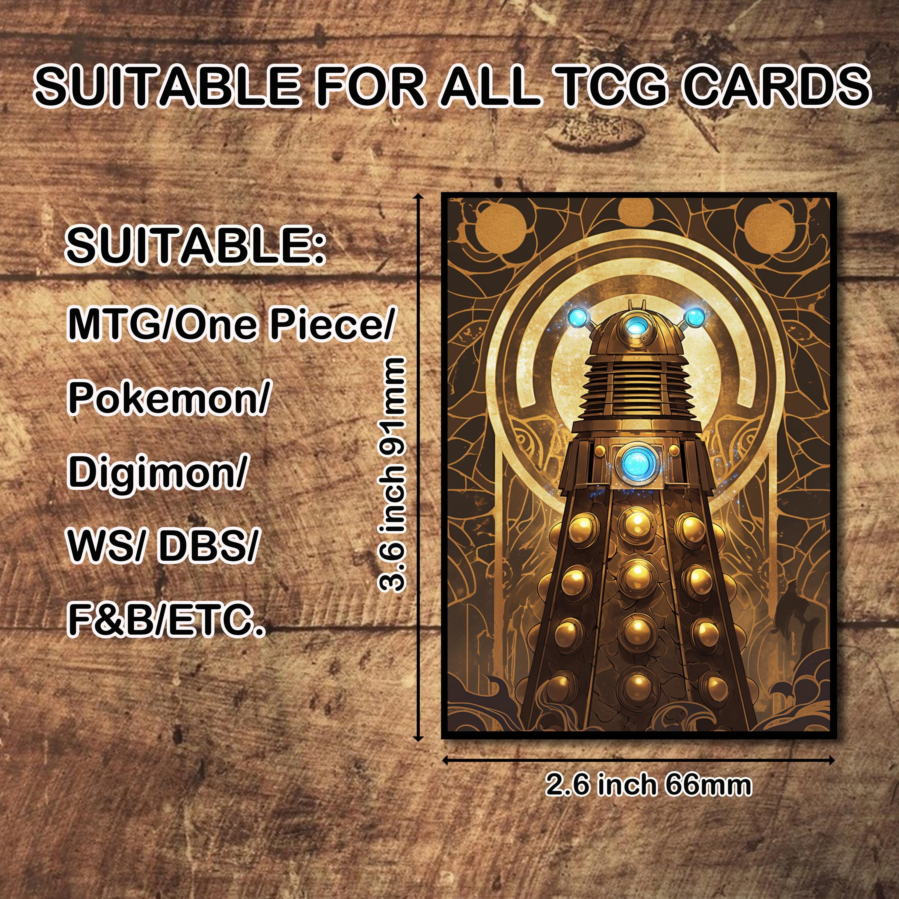 Mtg Matte Card Sleeves, Dalek Theme Card Sleeves, Top Quality and Detailed Mtg  Sleeves, Magic Card Sleeve - Etsy
