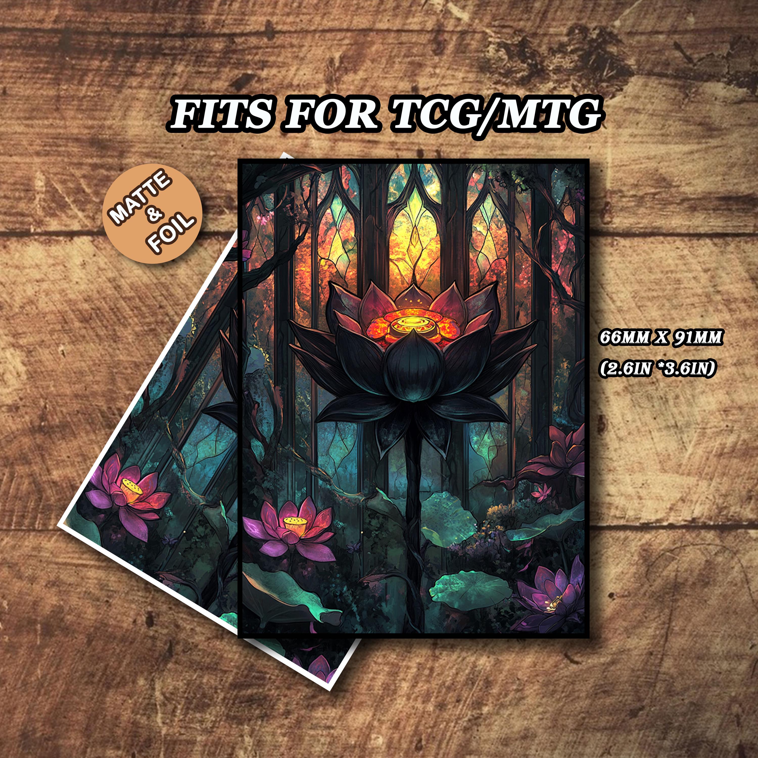 mtg black lotus card sleeves Amazon.com: 120 PCS/LOT Black Lotus Game Sleeves Cards Sleeve Card Cover for Trading Cards TCG Board Games Protective Sleeves 66x91mm : Toys & Games