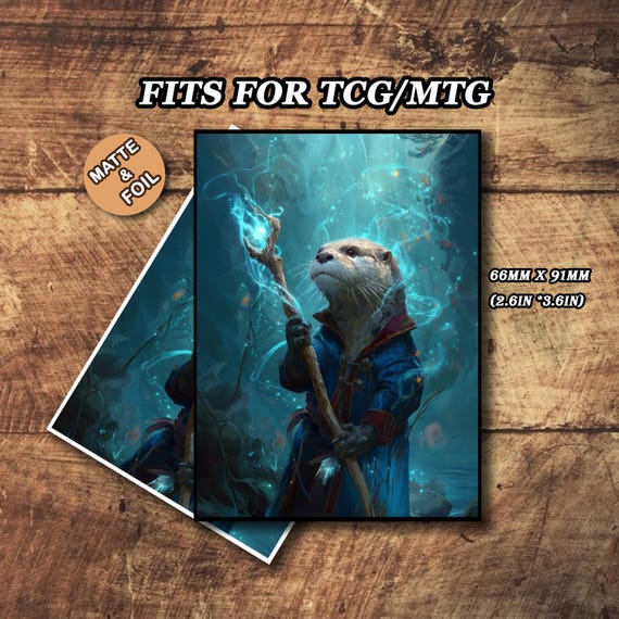 mtg スリーブ MTGスリーブ マット、マジックオッターカードスリーブ、フォイル/ホロ