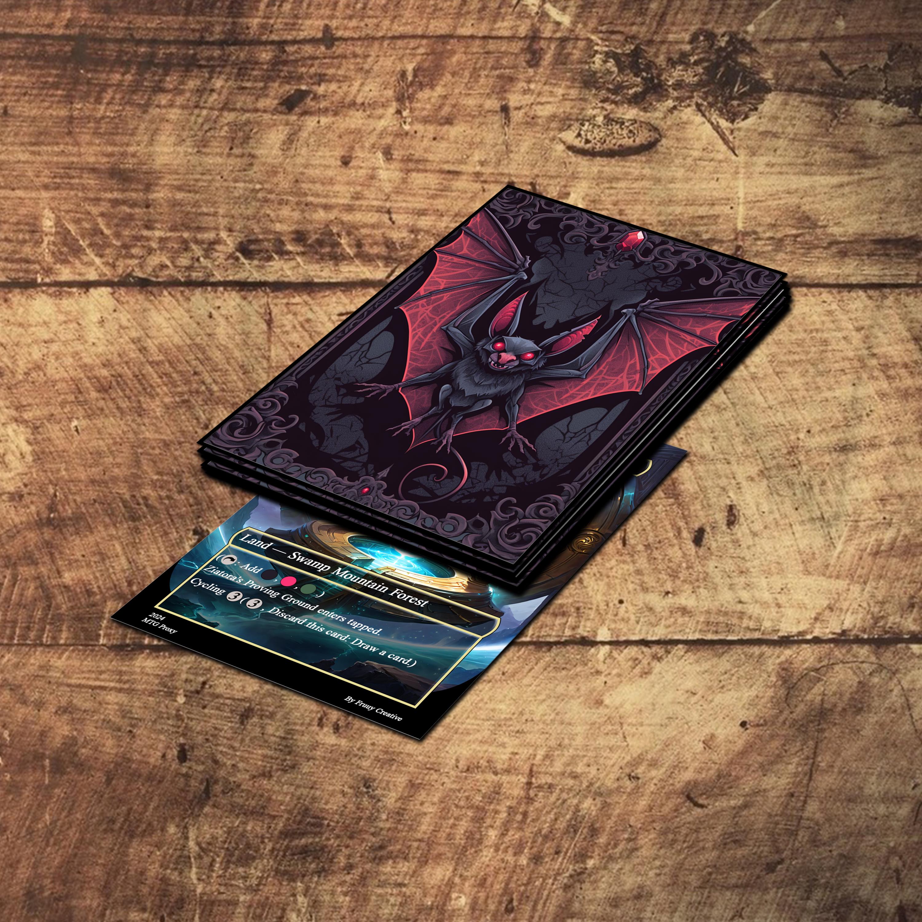 Mtg Card Sleeves, Vampire Bat Magic Sleeve, Matte or Foil, Gifts for Gamers  - Etsy