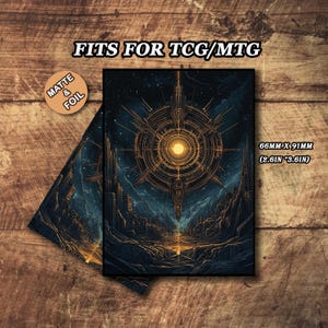 Matte MTG-kaarthoezen, Astral Relics-themakaarthoezen, Topkwaliteit en gedetailleerde MTG-hoezen, aangepaste kaarthoezen, magische kaarthoes