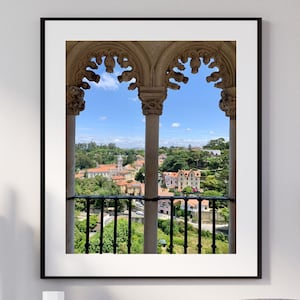View of Sintra Portugal Printable, Sintra Portugal Photo Printable, Portugal Travels Poster Print, Sintra Portugal Europe Wall Art Printable