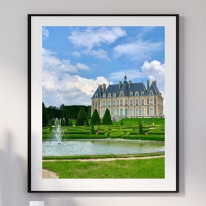 Sceaux Chateau France Photo Print: French Castle Travel Poster (Digital Download)