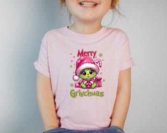 Chistmas T-shirt, Merry Grinchmas Kids Shirt, Holiday Baby Grinch Shirt, Grinchmas Holiday T-shirt, Festive Holiday Shirt, Funny Grinch Tee