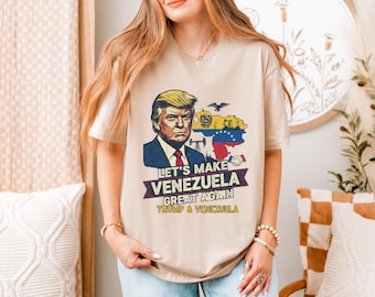 Lets Make Venezuela Great Again Shirt, America Shirt, Trump Tee, Political T-shirt