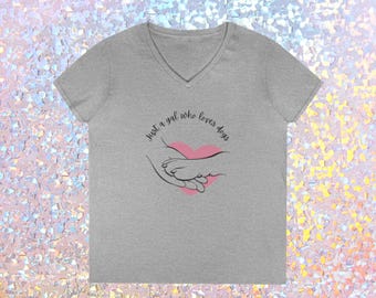 Dog Lover V-Neck T-Shirt, Animal Graphic Tee