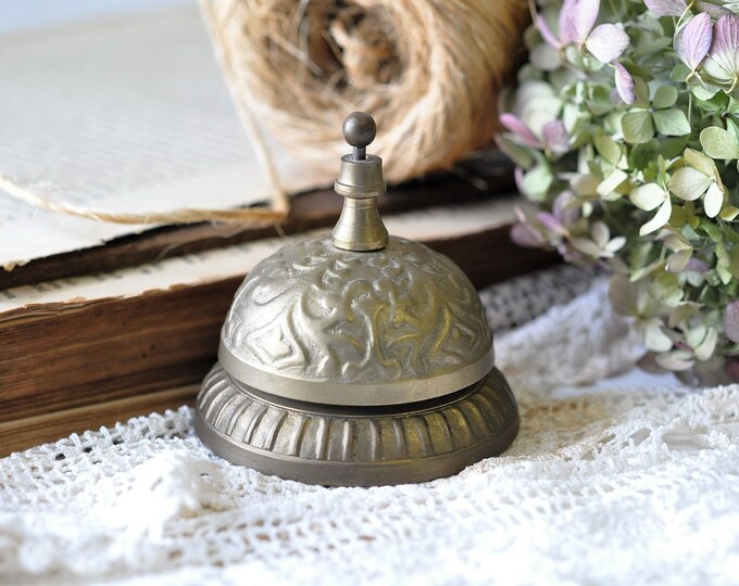 19th Century English Sterling Silver Desk Bell Reception Service Bell - View #8