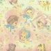 1950s vintage baby, little girl wrapping paper--tags, scrapbooking, paper ephemera, collage, card making