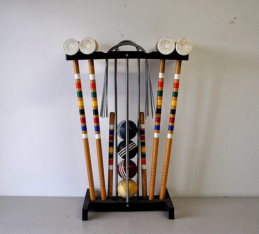 Forster Croquet Set Vintage Croquet Yard Game / Croquet Game Etsy
