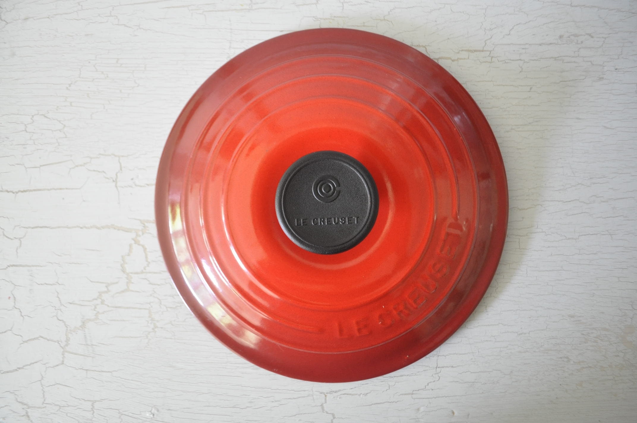 Vintage LE CREUSET replacement lid / Enamel cast iron French Etsy