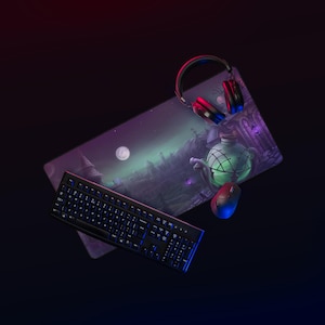 Tirisfal Glades Desk Mat – Dark Fantasy WoW-Inspired Gaming Mouse Pad