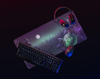 Tirisfal Glades Desk Mat – Dark Fantasy WoW-Inspired Gaming Mouse Pad