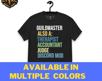 World of Warcraft Guildmaster Tee – Stylish WoW Fan Gift