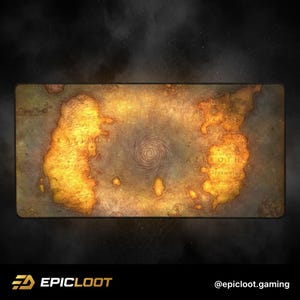 Azeroth World Map Skrivbordsmatta – Episk WoW-inspirerad halkfri spelmusmatta