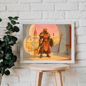 Custom WoW Character Poster – Turn Your World of Warcraft Avatar into Wall Art
