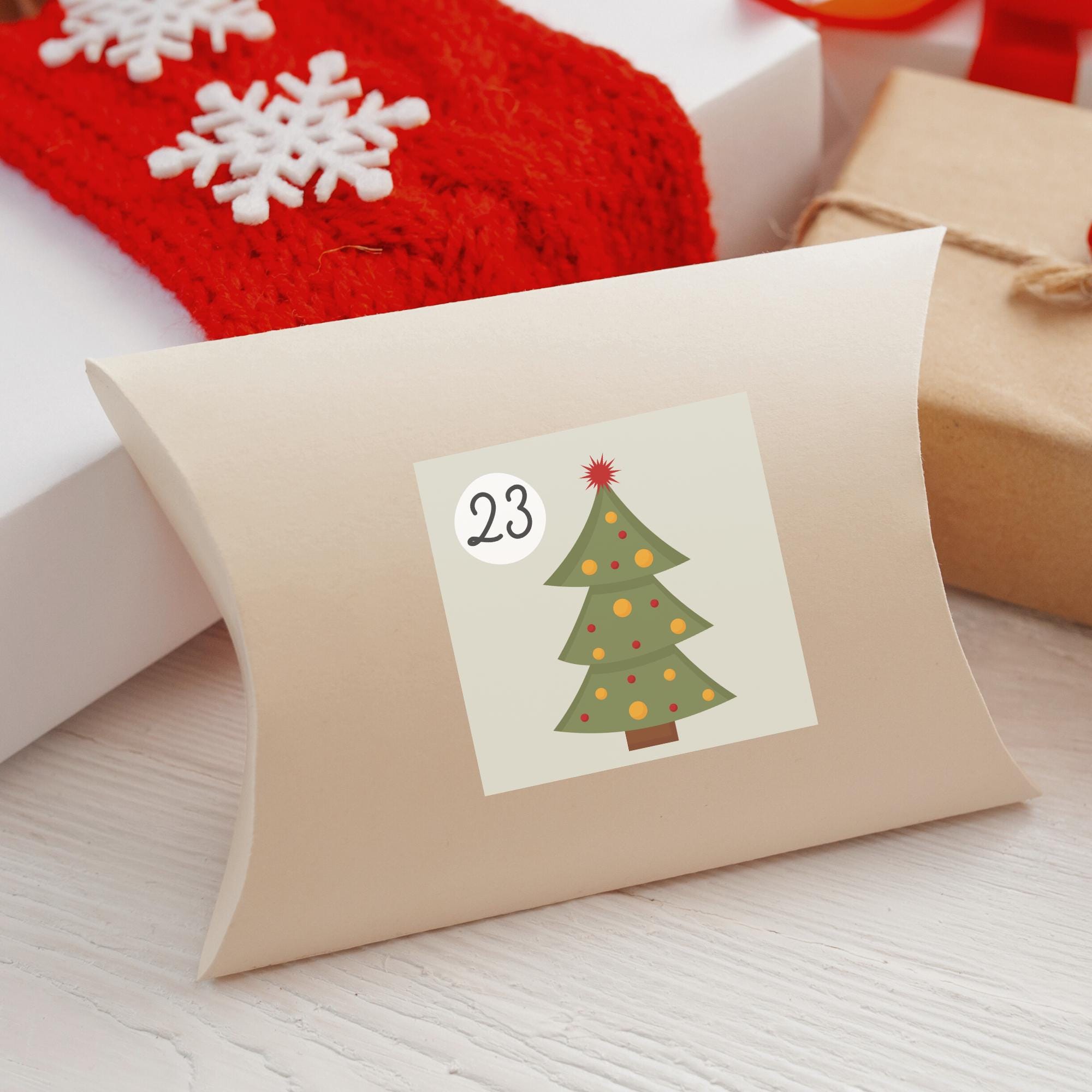 Printable Advent Calendar. Printable Advent Labels and Tags. Christmas ...