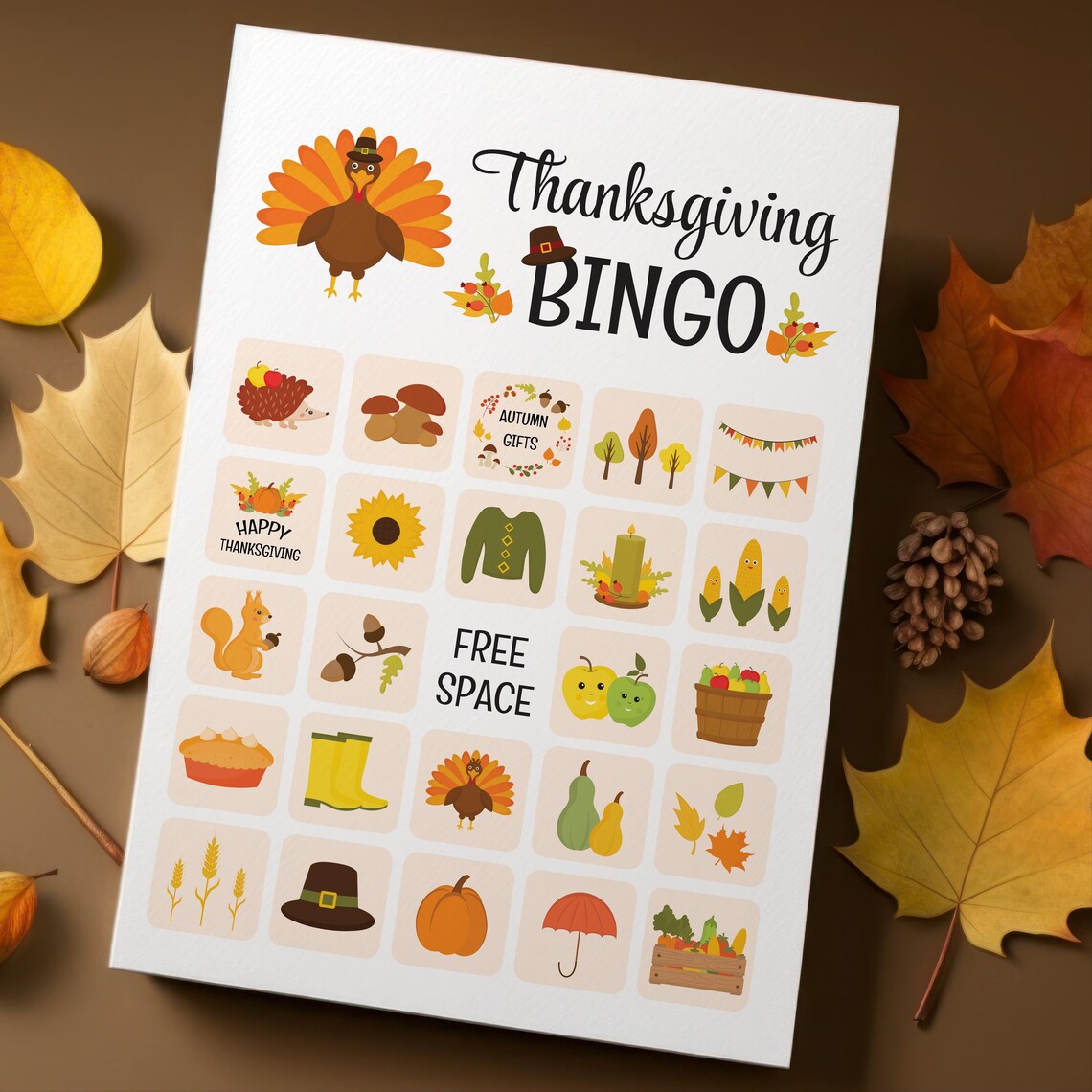 Thanksgiving Bingo. 30 Thanksgiving Bingo Cards. Family Thanksgiving ...
