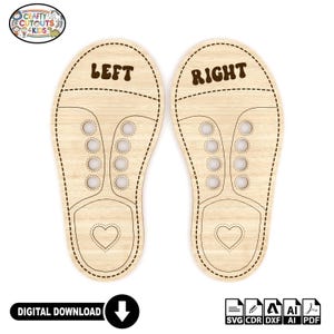 Laser geschnittene Schuhbindungs-Übungstafel SVG, Montessori Laser Cut-Datei für Kinder Lernaktivitäten, Vorschule beschäftigt Buch druckbare, digitale Datei