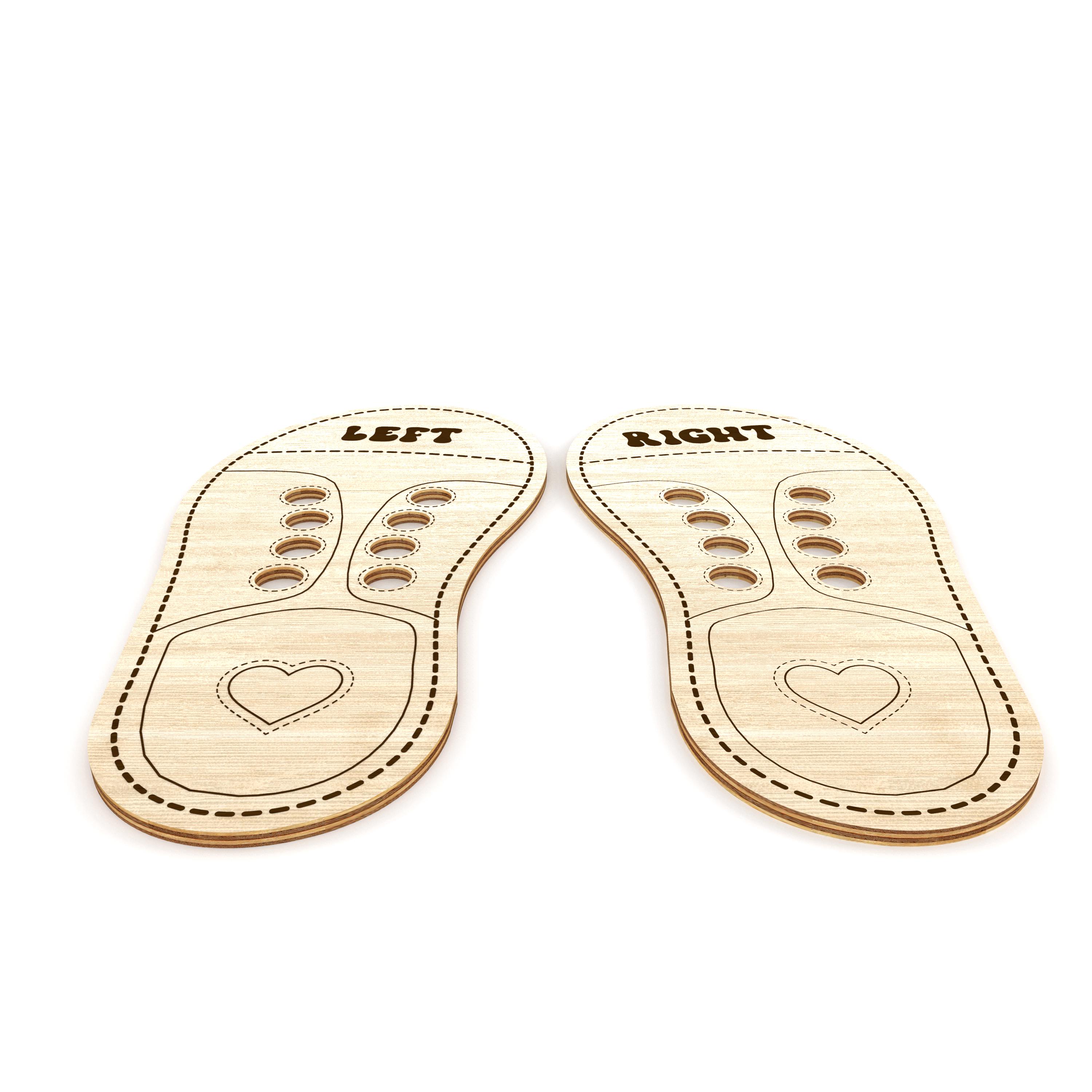 Laser Cut Shoe Tying Practice Board SVG, Montessori Laser Cut File for ...