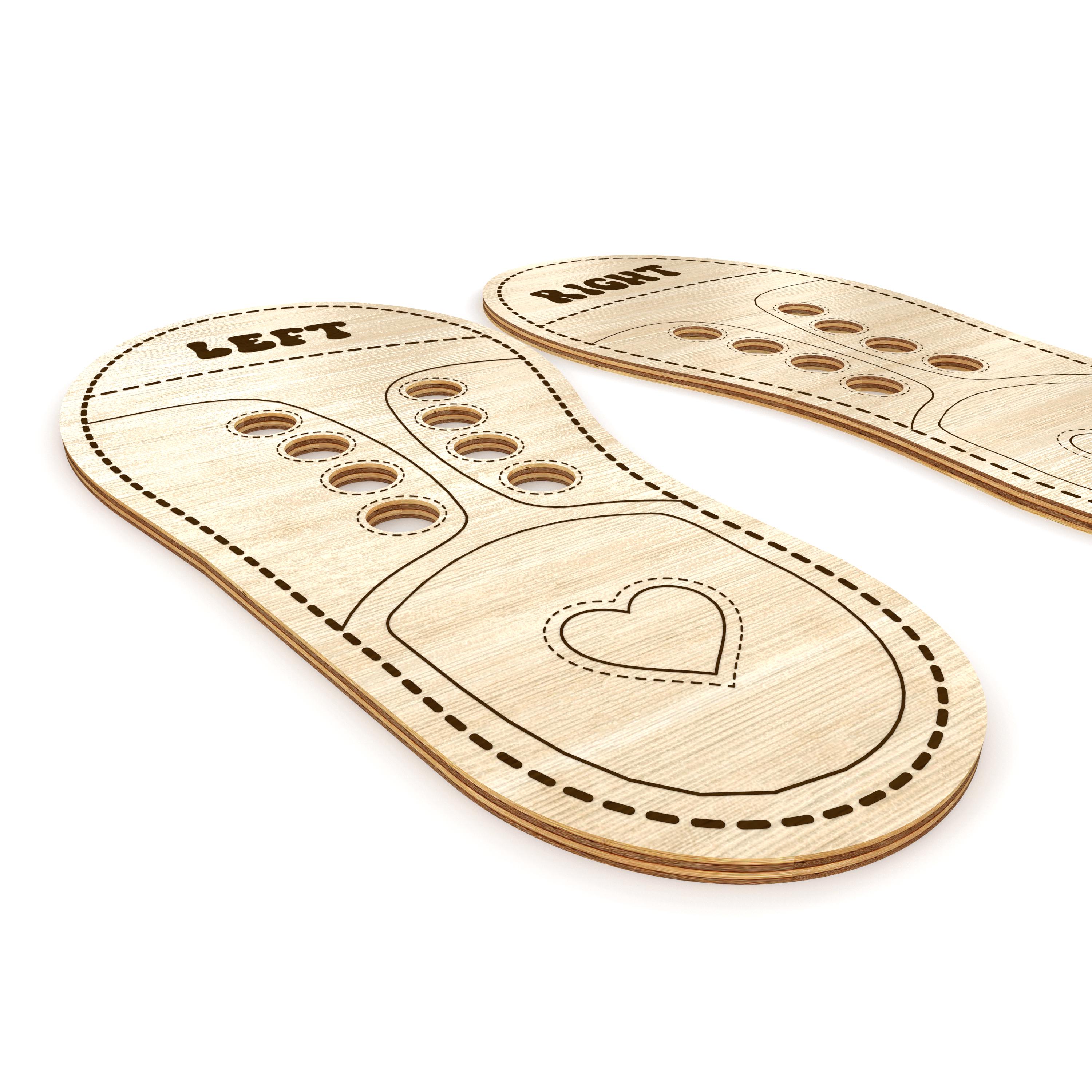 Laser Cut Shoe Tying Practice Board SVG, Montessori Laser Cut File for ...
