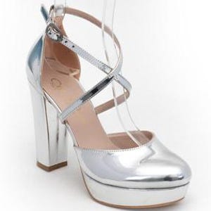 Wedding Shoes, Bride Wedding Shoes, Blue Crisscross Strap Wedding Heels | Block Heel Bridal Shoes | Modern Bridesmaid Heels Comfort shoes