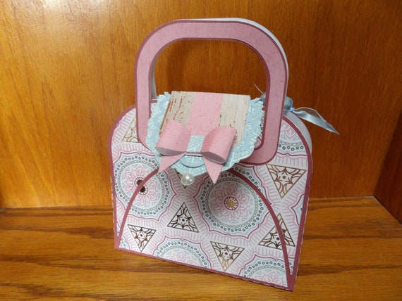 Gorgeous Handmade Paper Purse Gift Bag Set/ With Matching Accessories All  Occasions Bag Party Favor Gift Card Holder Paper Handbag - Etsy