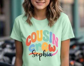 Custom Cousin Crew Shirt: Personalized Family Reunion Tee