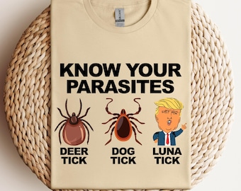 Know Your Parasites Anti-Trump Shirt: Funny Political Tee