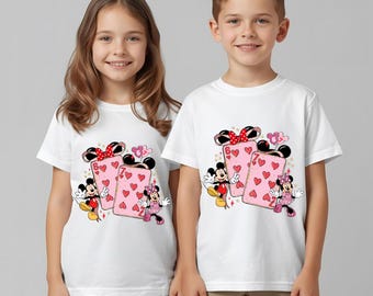 Disney Playing Cards Valentine 6 7 Shirt :Matching Mickey and Minnie Valentines Shirt, Six Seven Valentines Tee