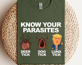 Know Your Parasites Anti Trump Tee - Funny Political Shirt