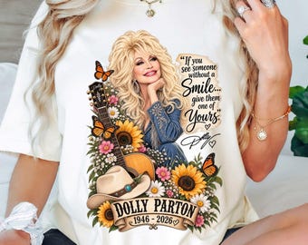 Dolly Parton Tribute Shirt, In Loving Memory Dolly 1946 2026 T-Shirt, Western Country Music Tee, Dolly Memorial Top