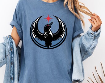 Comfort Colors Minnesota Rebel Alliance T-shirt, MN State Bird Loon Resistance Shirt, Political Protest Tee, Minnesota Loon Starbird