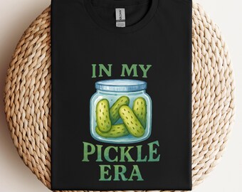 Funny Pickle Graphic Tee: Vintage Unisex Shirt