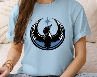 Minnesota Rebel Alliance T-shirt, MN State Bird Loon Resistance Shirt, Political Protest Tee, Minnesota Loon Starbird,