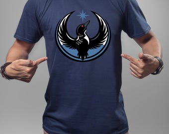 Minnesota Rebel Alliance T-shirt, MN State Bird Loon Resistance Shirt, Political Protest Tee, Minnesota Loon Starbird,