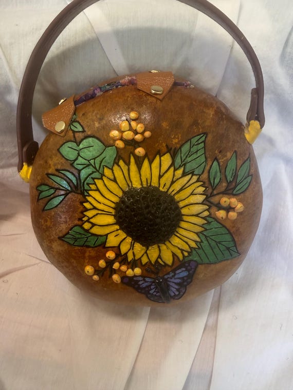 Gourd Sunflower purse