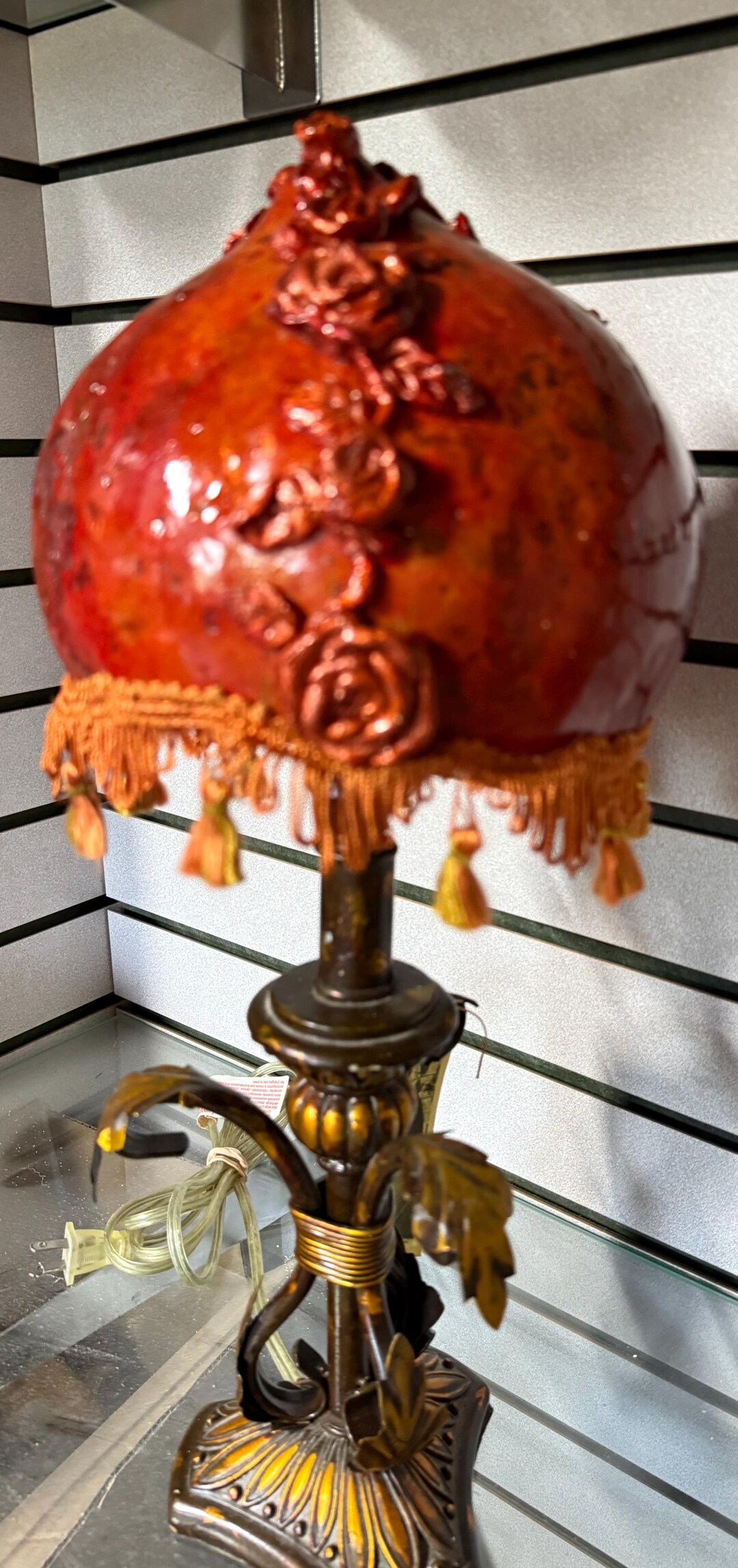 ひょうたん型のランプシェードとランプ - Etsy 日本