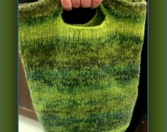 Pattern: Knit Felted Tote