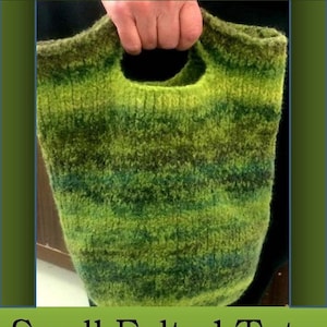Pattern: Knit Felted Tote
